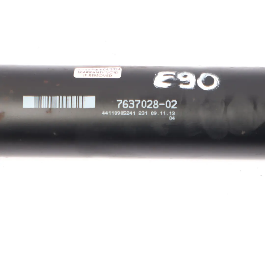 Propshaft BMW F30 F31 316i N13 Automatic Transmission Prop Drive Shaft to with Part number 7637028 Propshaft BMW F30 F31 316i N13 Automatic Transmission Prop Drive Shaft - SKU 7637028 - Part number 7637028