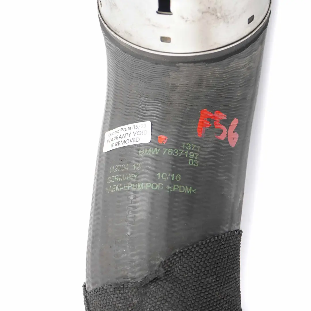 Tuyau de charge d'air d'intercooler turbo pour BMW X1 F48 Mini F56 JCW à propos du numéro de pièce 7637197 BMW X1 F48 Mini F56 JCW Tuyau de charge d'air d'intercooler turbo - SKU 7637197 - Numéro de pièce 7637197