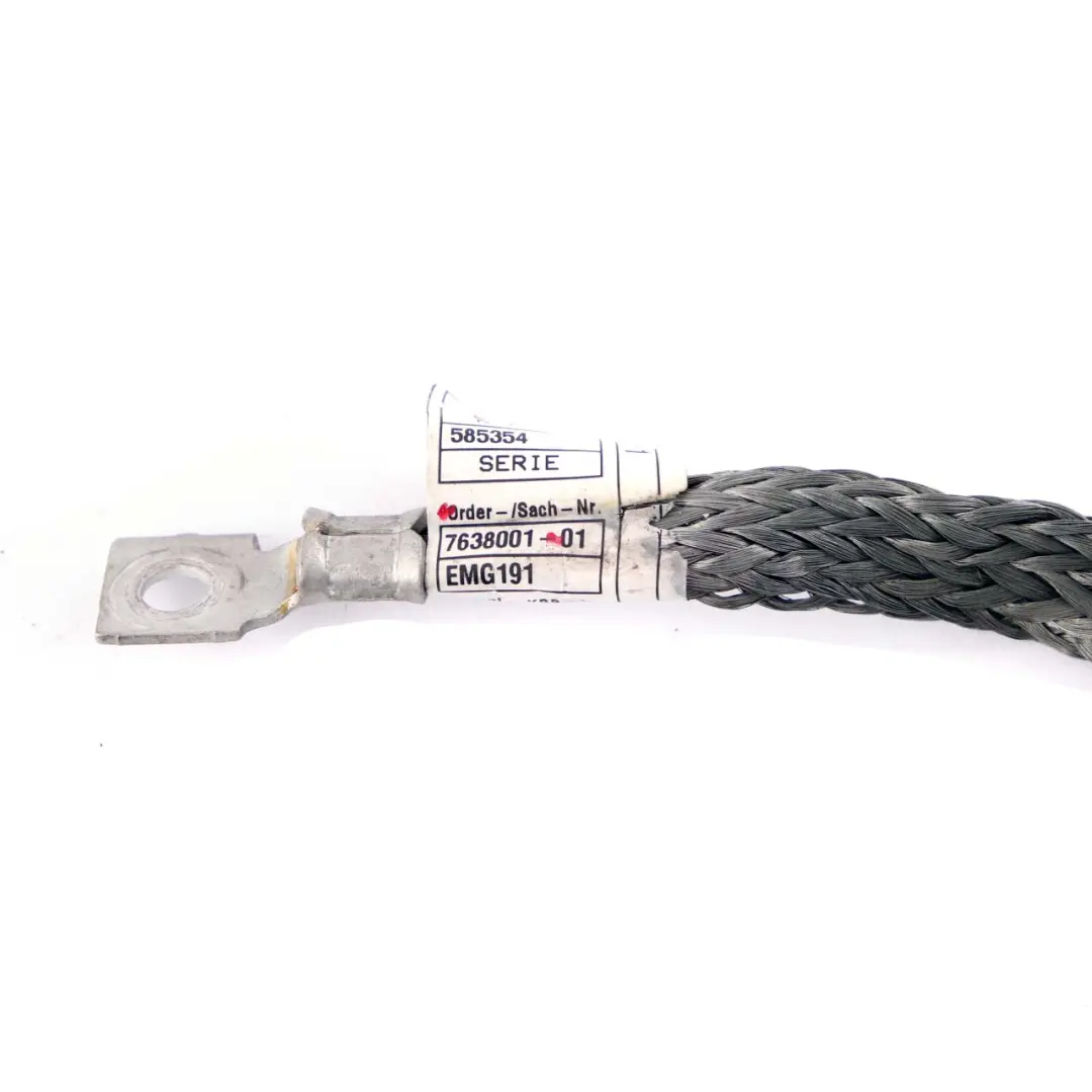 BMW Serie 1 3 F20 F21 F30 F31 N47N Cable De Tierra Batería Motor - SKU 7638001 - Número de pieza 7638001