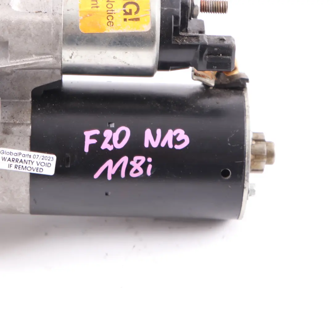 BMW F20 F21 F30 F31 N13 114i 116i 118i 316i Petrol Engine Starter Motor - SKU 7638193-1 - Part number 7638193