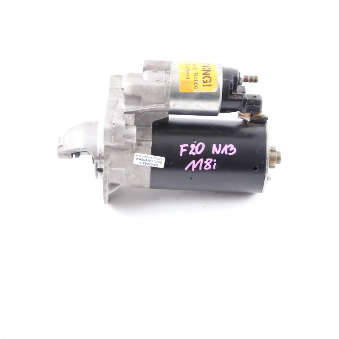 Moteur démarrage pour moteur essence pour BMW F20 F21 F30 N13 114i 116i 118i à propos du numéro de pièce 7638193 BMW F20 F21 F30 N13 114i 116i 118i Moteur démarrage pour moteur essence - SKU 7638193 - Numéro de pièce 7638193