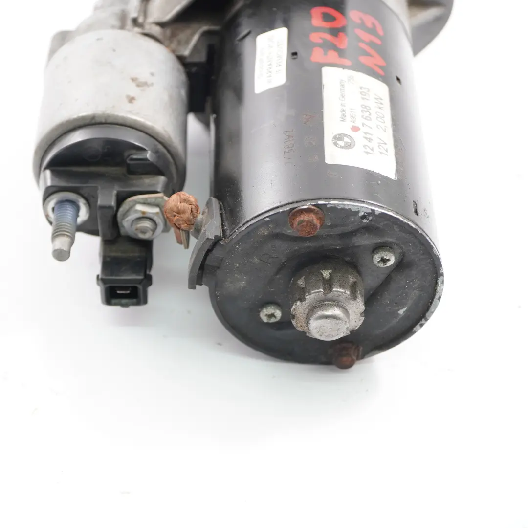 BMW F20 F21 F30 N13 114i 116i 118i Moteur démarrage pour moteur essence - SKU 7638193 - Numéro de pièce 7638193