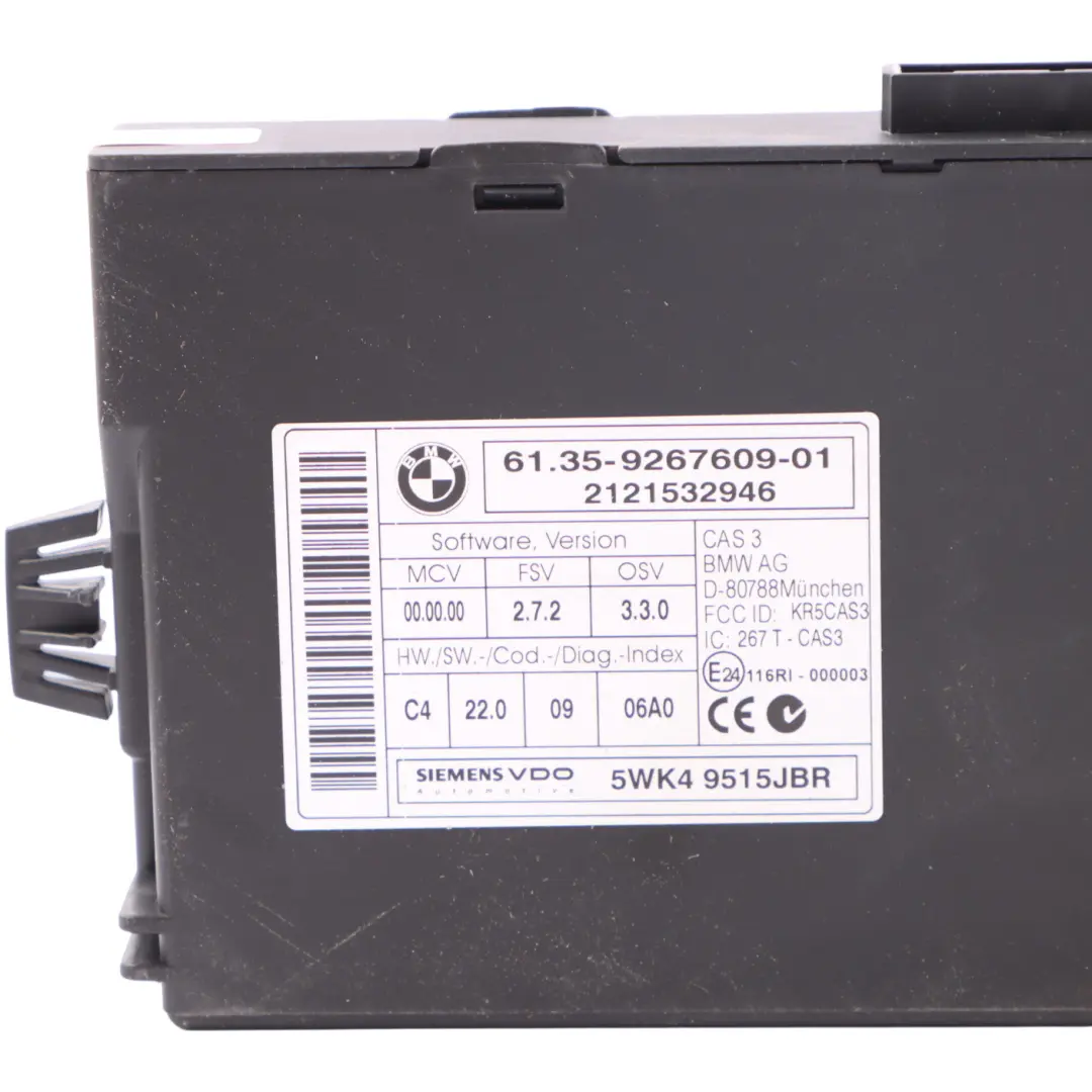 98HP Engine ECU Kit DME + CAS3 + Key Automatic to Mini One R56 LCI N16 with Part number 7638322 Mini One R56 LCI N16 98HP Engine ECU Kit DME + CAS3 + Key Automatic - SKU 7638322-2 - Part number 7638322