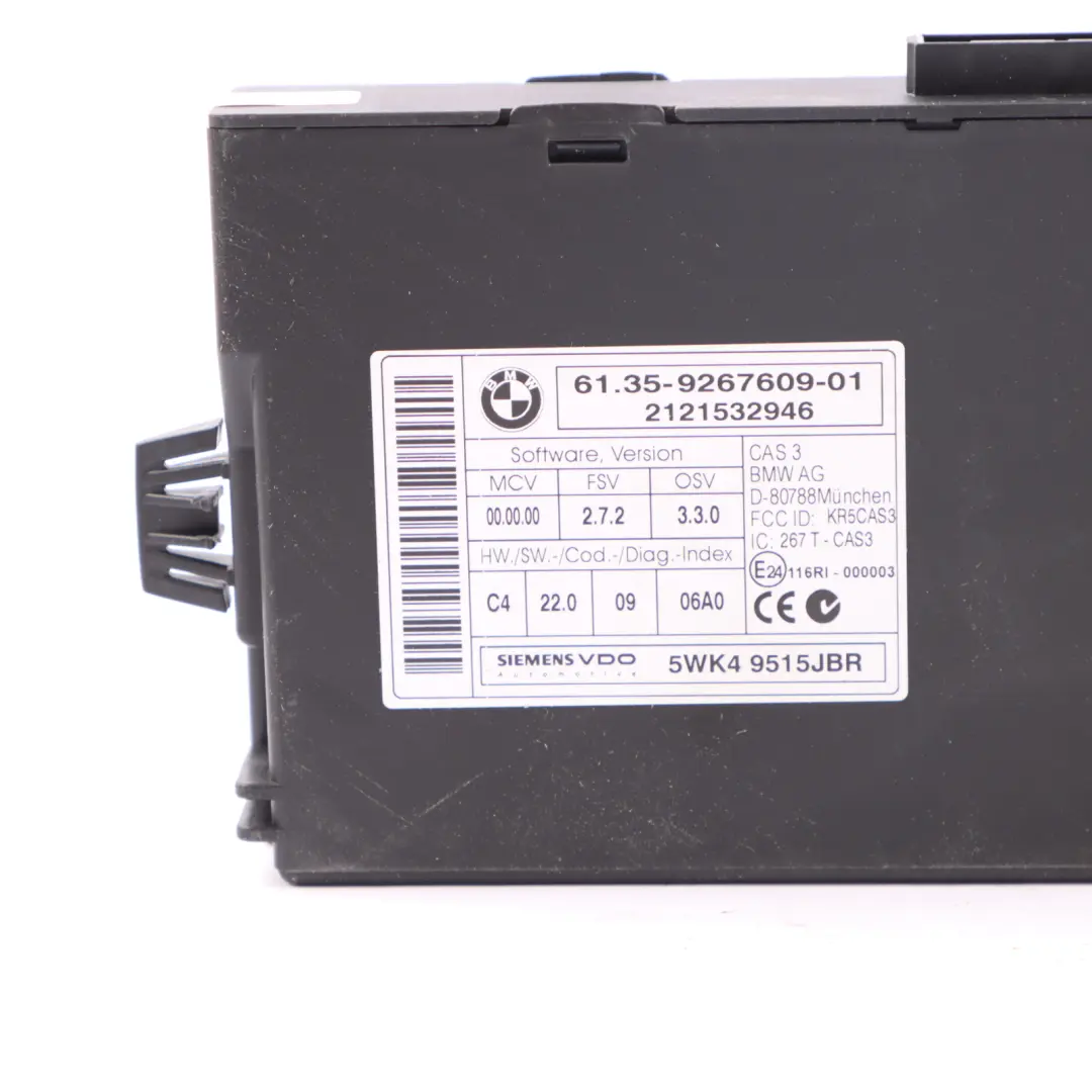 98HP Motore ECU Kit DME CAS3 Chiave Automatica per Mini One R56 LCI N16 con numero di parte 7638322 Mini One R56 LCI N16 98HP Motore ECU Kit DME CAS3 Chiave Automatica - SKU 7638322-2 - Numero di parte 7638322