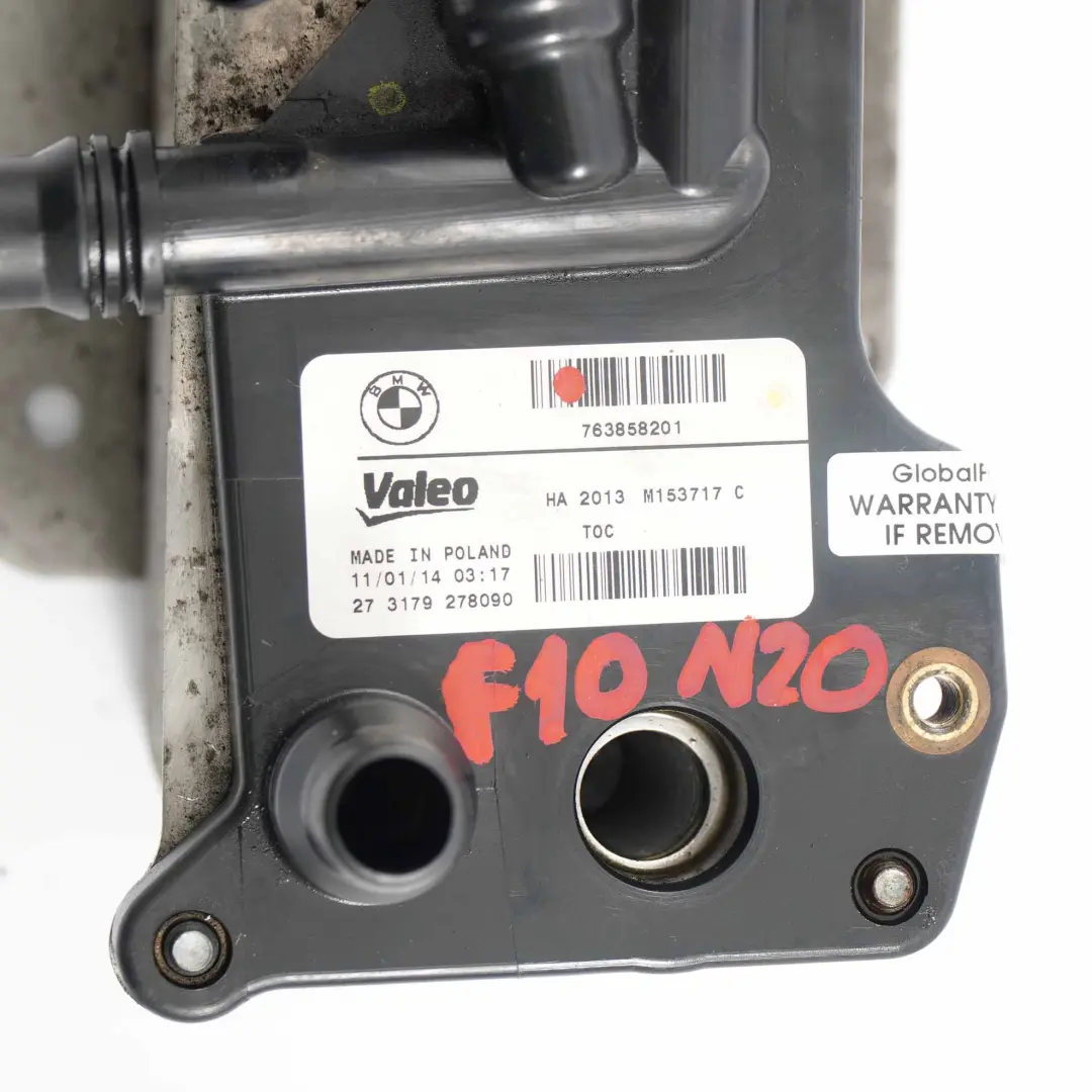 N20 Echangeur Thermique Transmission pour BMW F10 F11 520i 528i à propos du numéro de pièce 7638582 BMW F10 F11 520i 528i N20 Echangeur Thermique Transmission - SKU 7638582 - Numéro de pièce 7638582