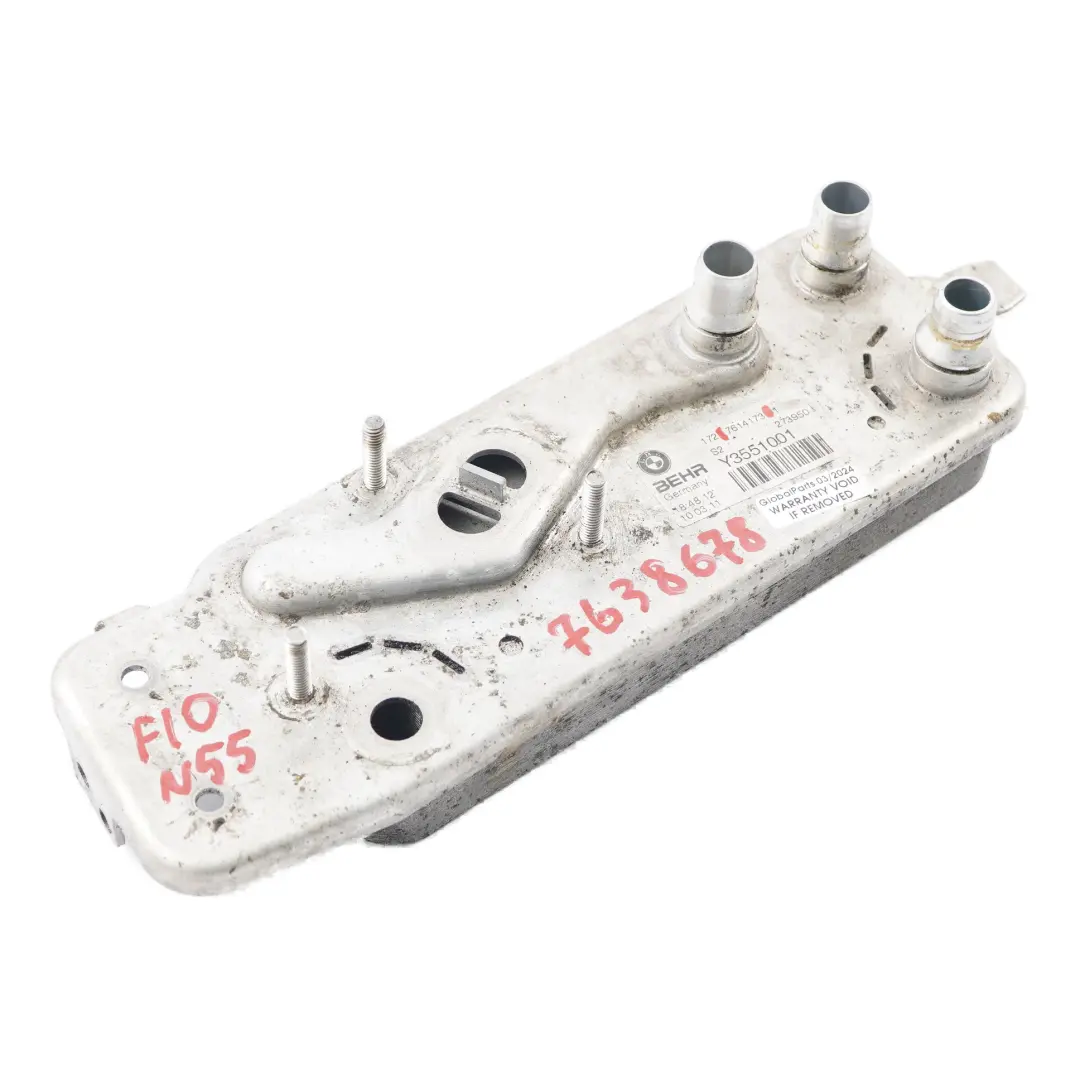 Echangeur Chaleur Refroidisseur Huile Automatique pour BMW F01 F07 F10 F11 F12 à propos du numéro de pièce 7638678 BMW F01 F07 F10 F11 F12 Echangeur Chaleur Refroidisseur Huile Automatique - SKU 7638678 - Numéro de pièce 7638678
