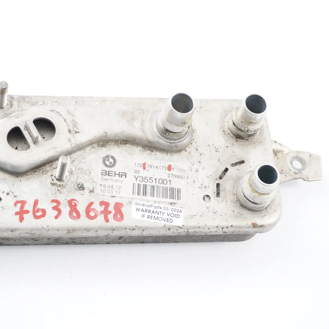 BMW F01 F07 F10 F11 F12 Heat Exchanger Oil Cooler Automatic Gearbox - SKU 7638678 - Part number 7638678