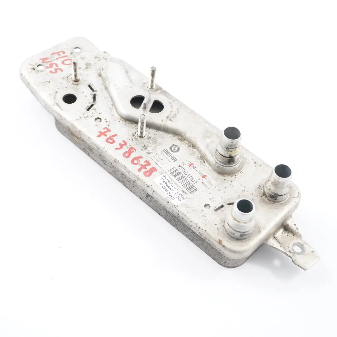 Scambiatore Calore Radiatore Olio Cambio Automatico per BMW F01 F07 F10 F11 con numero di parte 7638678 BMW F01 F07 F10 F11 Scambiatore Calore Radiatore Olio Cambio Automatico - SKU 7638678 - Numero di parte 7638678
