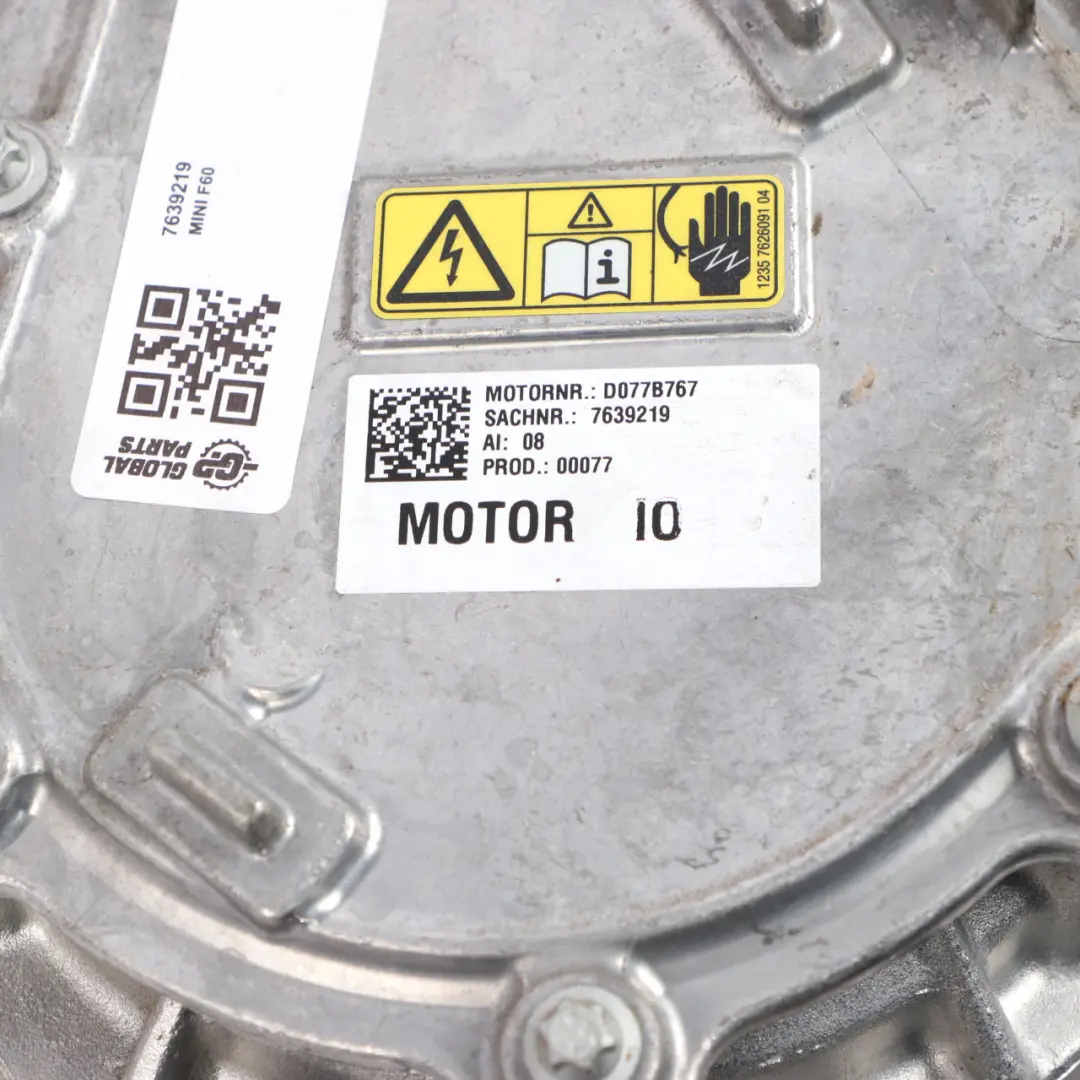 Electric Engine BMW F45 225xe Mini F60 B38X Motor E-Machine 18k WARRANTY - SKU 7639219 - Part number 7639219