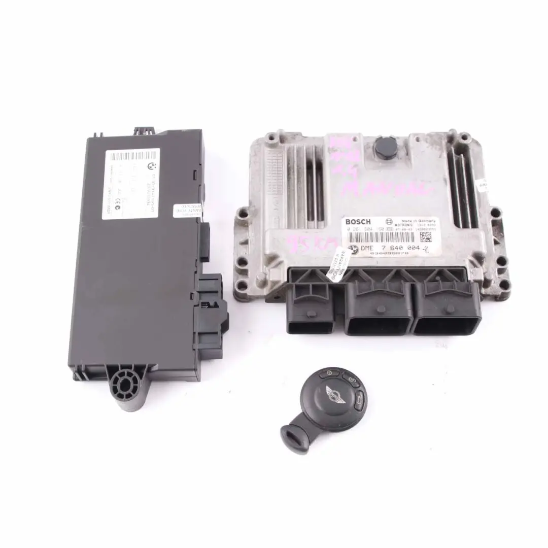 Mini One R55 R56 Petrol N12 1.4 95HP Engine ECU Kit DME CAS3 Key Manual - SKU 7640004-9 - Part number 7640004