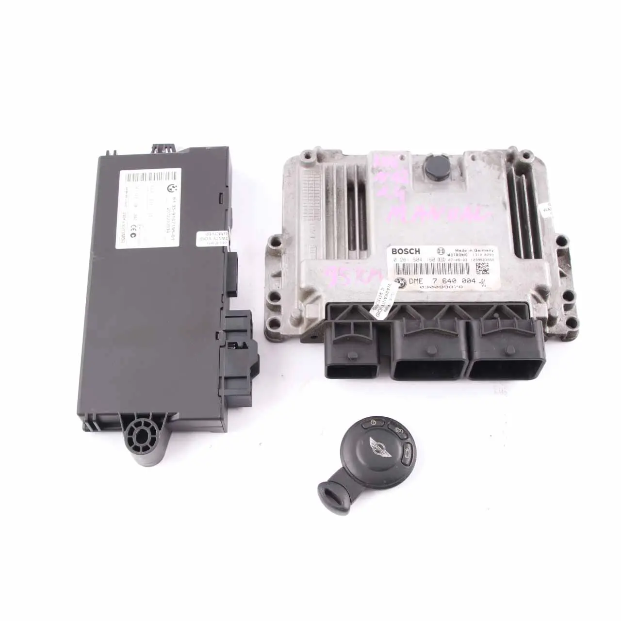 Mini One R55 R56 Benzina N12 1.4 95HP Motore ECU DME 7640004 CAS3 Manuale Chiave