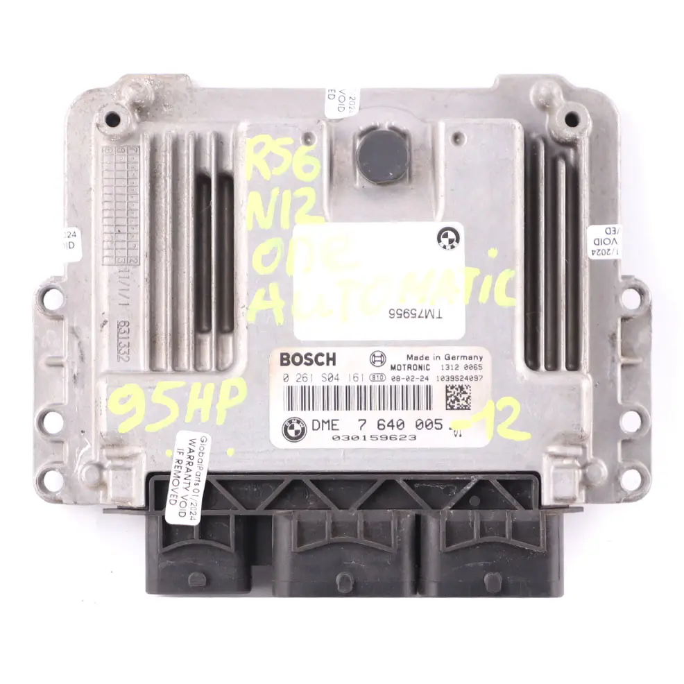 95HP Engine Control Unit ECU Kit DME CAS3 Key to Mini One R55 R56 N12 1.4 with Part number 7640005 Mini One R55 R56 N12 1.4 95HP Engine Control Unit ECU Kit DME CAS3 Key - SKU 7640005-12 - Part number 7640005
