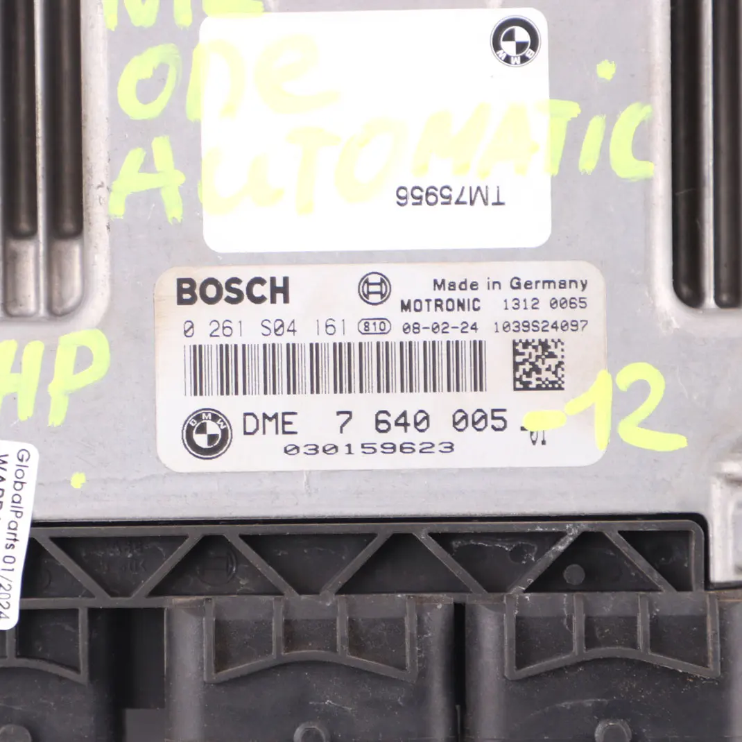 95HP Engine Control Unit ECU Kit DME CAS3 Key to Mini One R55 R56 N12 1.4 with Part number 7640005 Mini One R55 R56 N12 1.4 95HP Engine Control Unit ECU Kit DME CAS3 Key - SKU 7640005-12 - Part number 7640005