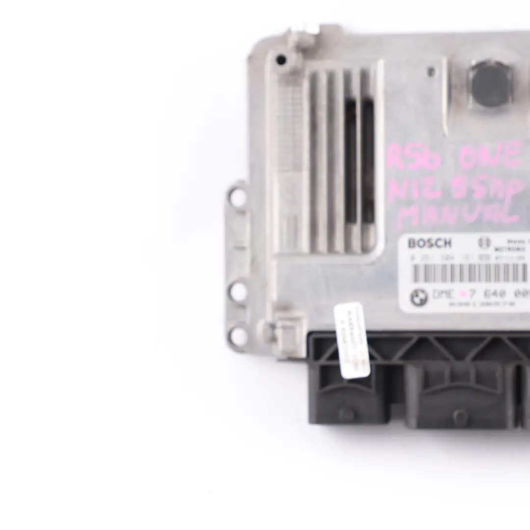 Mini One R55 R56 R57 Petrol N12 1.4 95HP Engine Control Unit ECU DME - SKU 7640005-14 - Part number 7640005