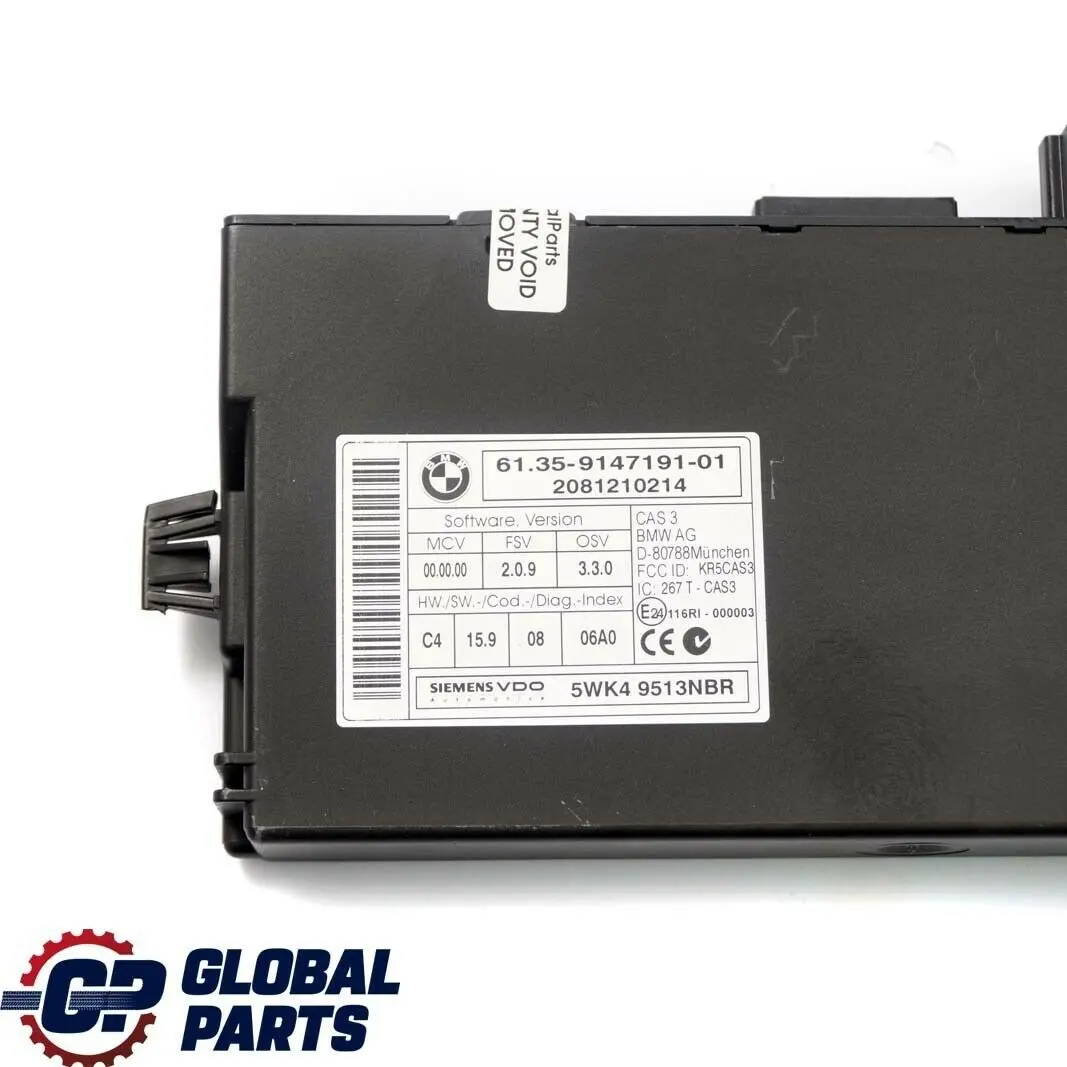 Mini One R55 R56 N12 1.4 95HP Grund Stauer Gerät DME CAS3 + Schlüssel - SKU 7640005-4 - Teilenummer 7640005