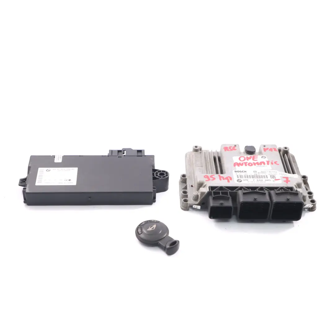 Mini One R55 R56 N12 1.4 95HP Petrol ECU Kit DME CAS3 + Key Automatic - SKU 7640005-7 - Part number 7640005