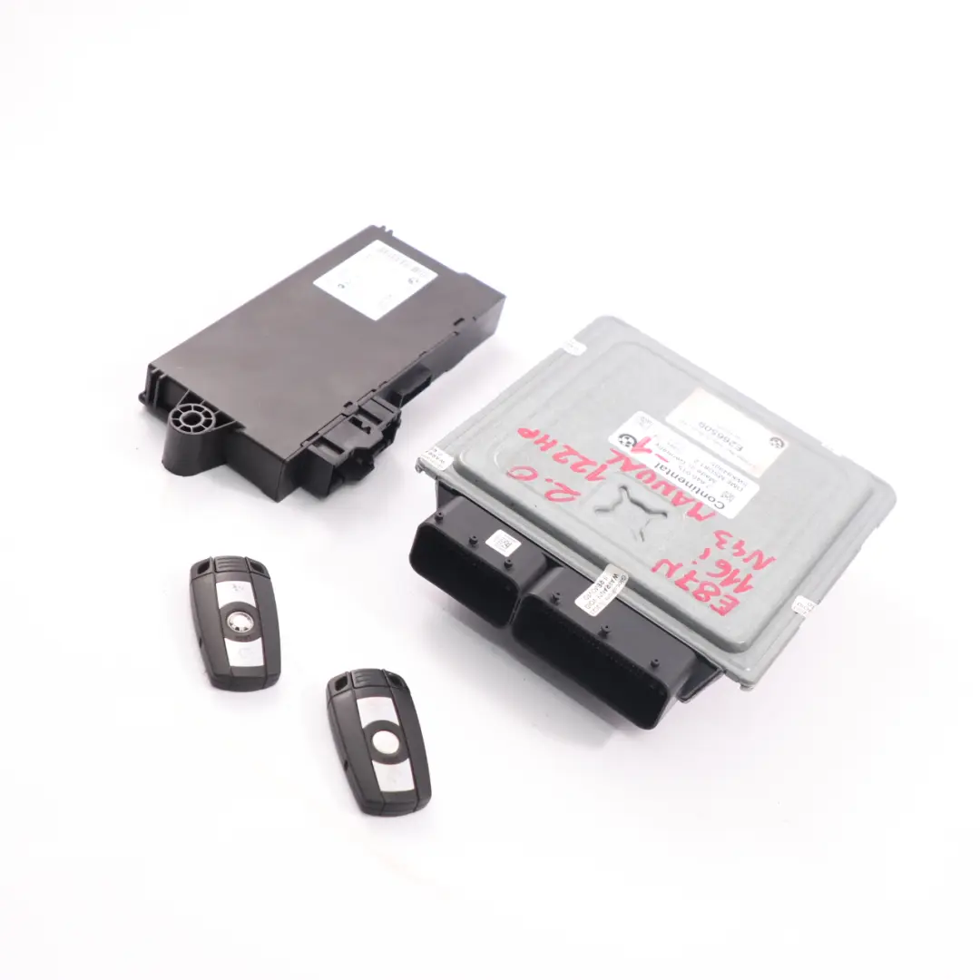 BMW E81 E87 LCI N43 116i 2.0 122HP ECU Control Unit Kit DME CAS3 + Keys - SKU 7640015-1 - Part number 7640015