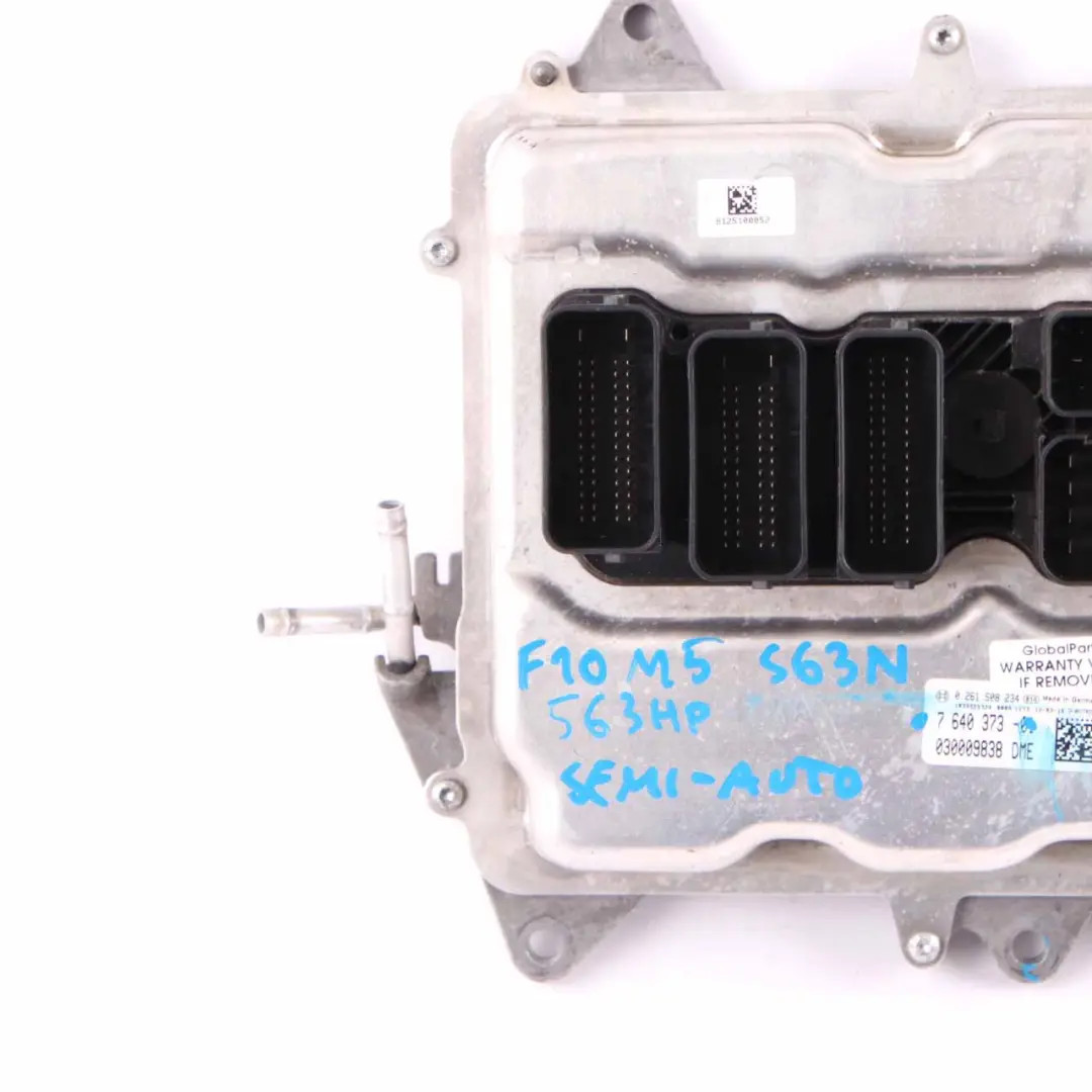 S63N 560HP ECU Engine Control Unit Module DME Dual Clutch to BMW F10 M5 with Part number 7640373 BMW F10 M5 S63N 560HP ECU Engine Control Unit Module DME Dual Clutch - SKU 7640373-1 - Part number 7640373