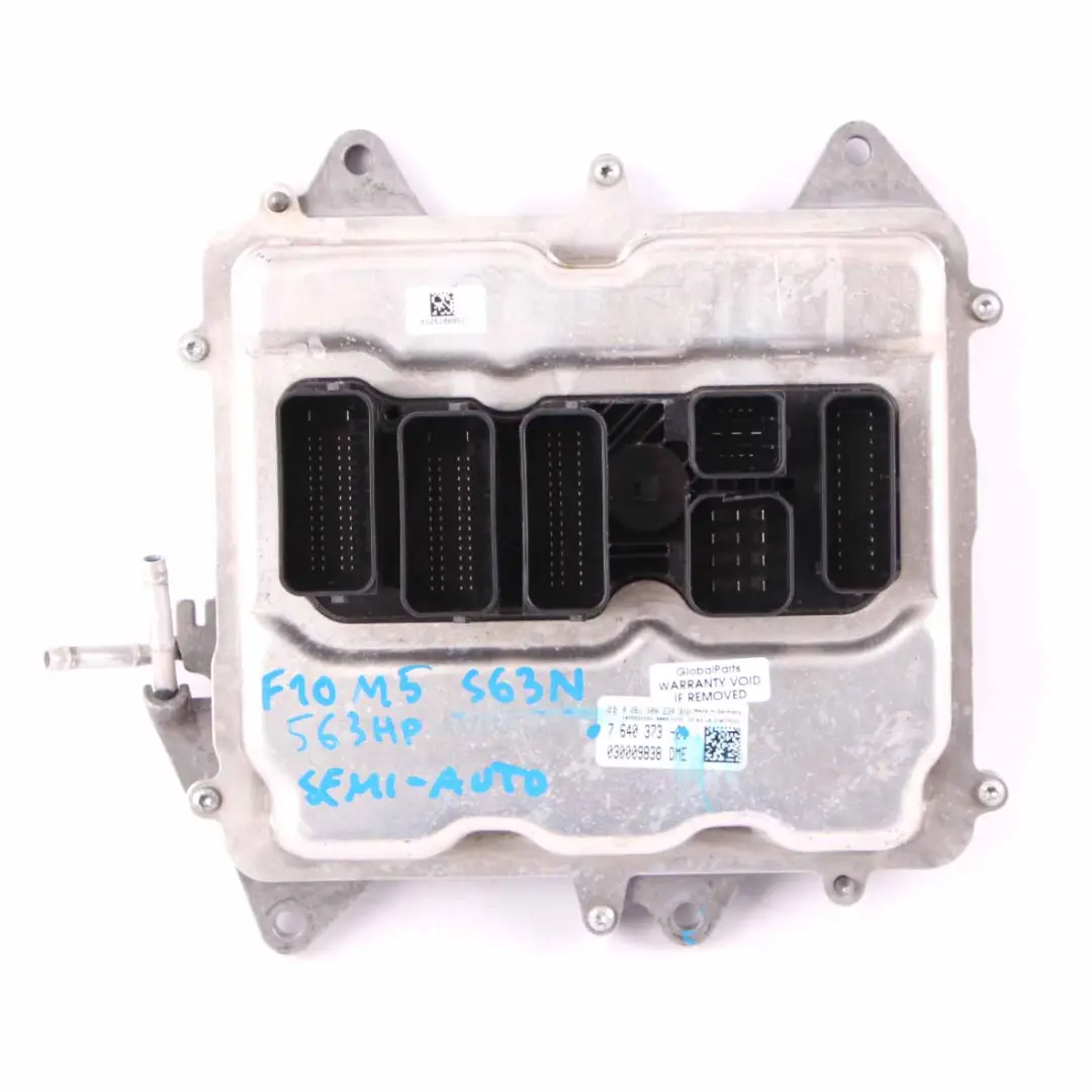 S63N 560HP ECU Engine Control Unit Module DME Dual Clutch to BMW F10 M5 with Part number 7640373 BMW F10 M5 S63N 560HP ECU Engine Control Unit Module DME Dual Clutch - SKU 7640373 - Part number 7640373