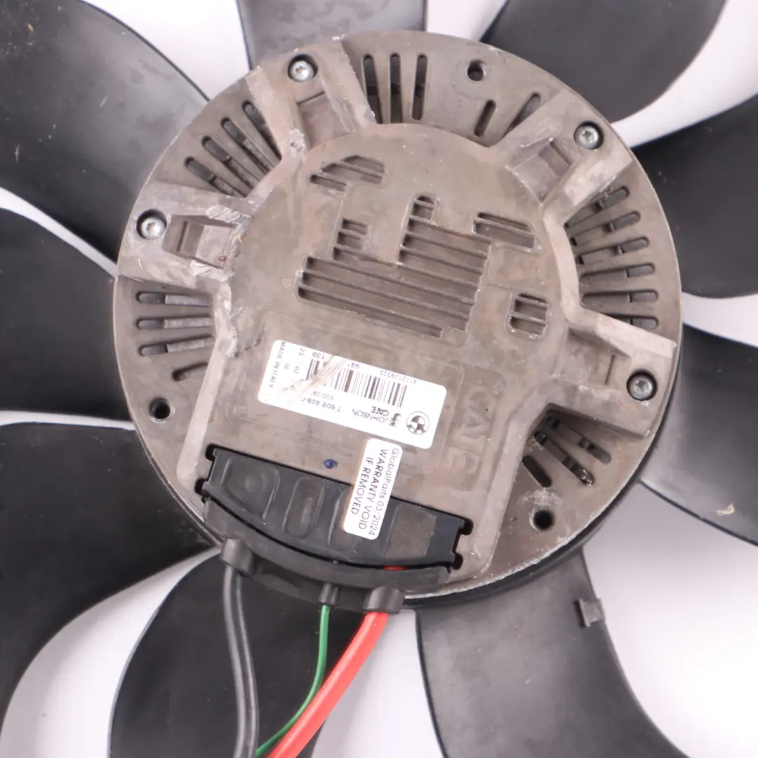 Engine Cooling Fan BMW F20 F21 LCI F30 F31 F32 F36 Motor Housing 850W 7608409 - SKU 7640513 - Part number 7640513