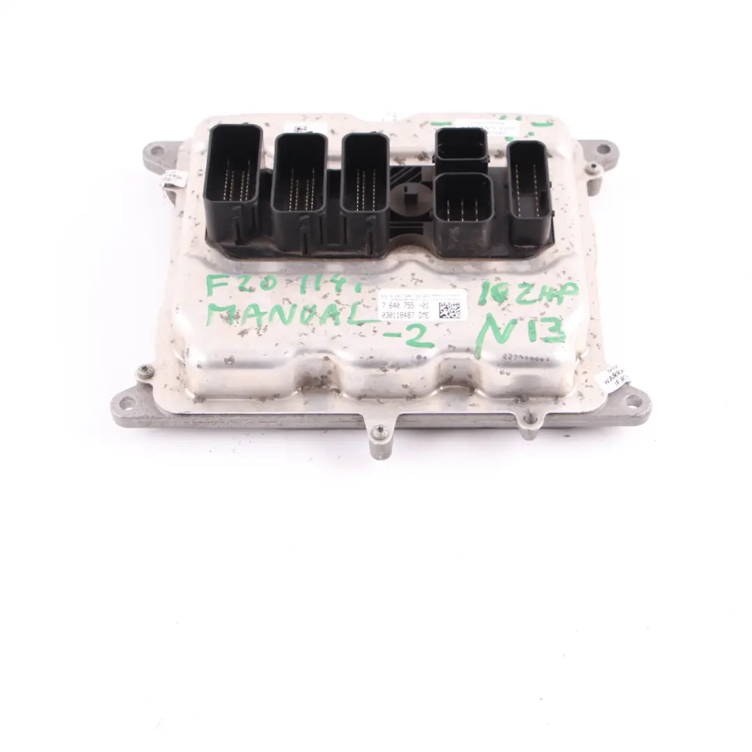102HP Engine Control Unit Module ECU DME Manual to BMW F20 F21 114i N13 with Part number 7640755 BMW F20 F21 114i N13 102HP Engine Control Unit Module ECU DME Manual - SKU 7640755-2 - Part number 7640755