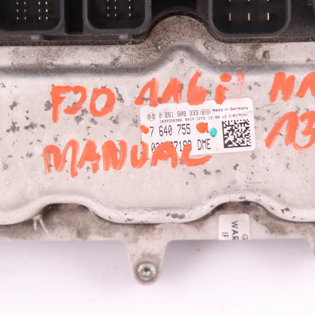 BMW F20 F21 F30 116i 316i N13 136HP ECU Kit DME Key + FEM Manual - SKU 7640755-3 - Part number 7640755