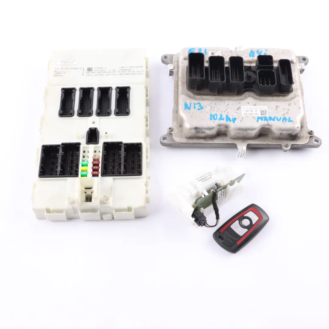 BMW F20 F21 114i N13 102HP Unité moteur ECU Kit DME Key FEM Manual - SKU 7640755-4 - Numéro de pièce 7640755