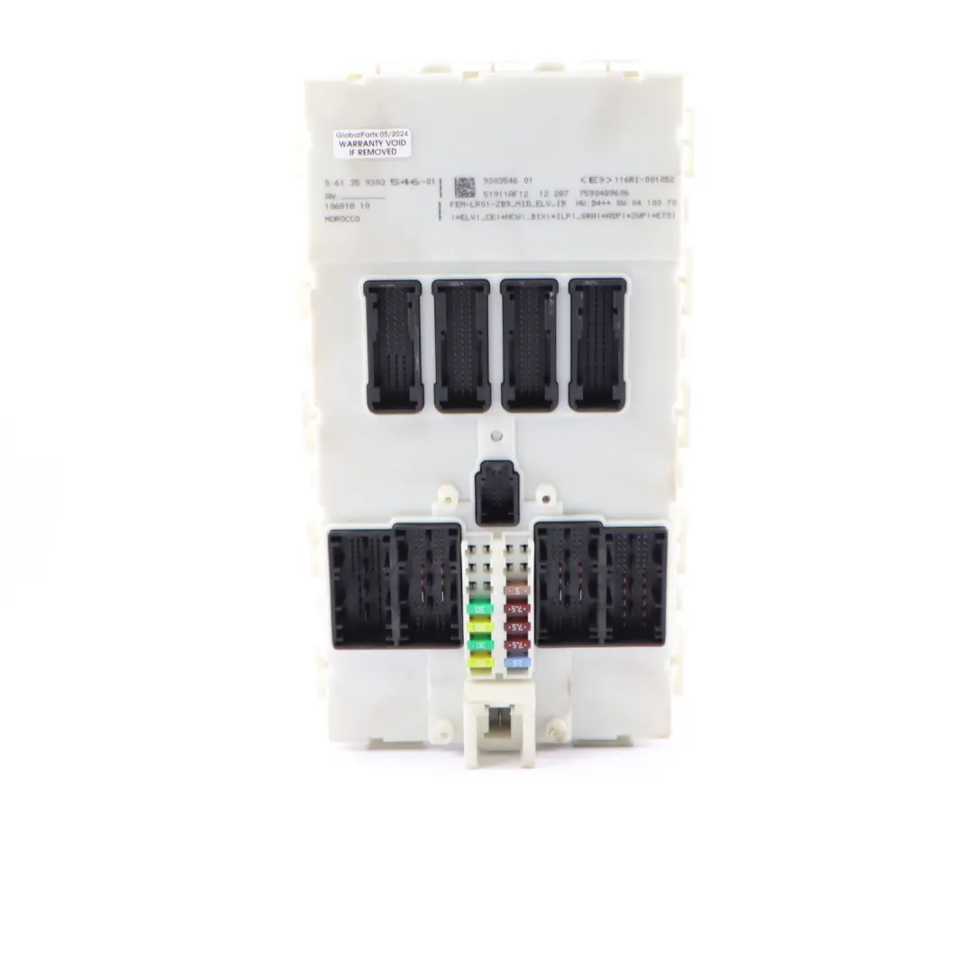 BMW F20 F21 114i N13 102HP Unité moteur ECU Kit DME Key FEM Manual - SKU 7640755-4 - Numéro de pièce 7640755