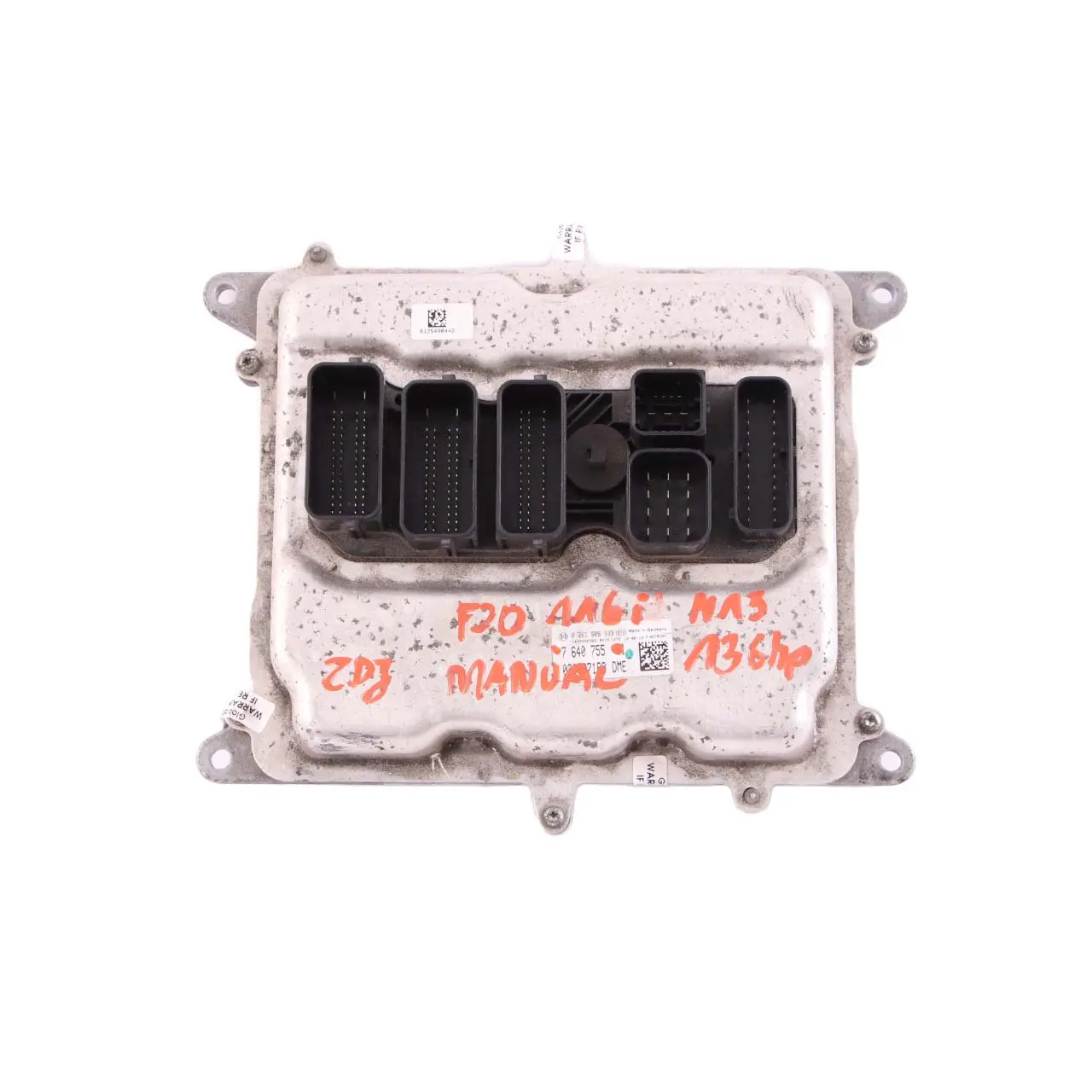BMW F20 F21 F30 F31 N13 116i 316i 136HP Motor Steuergerät DME 7640755 Manuell