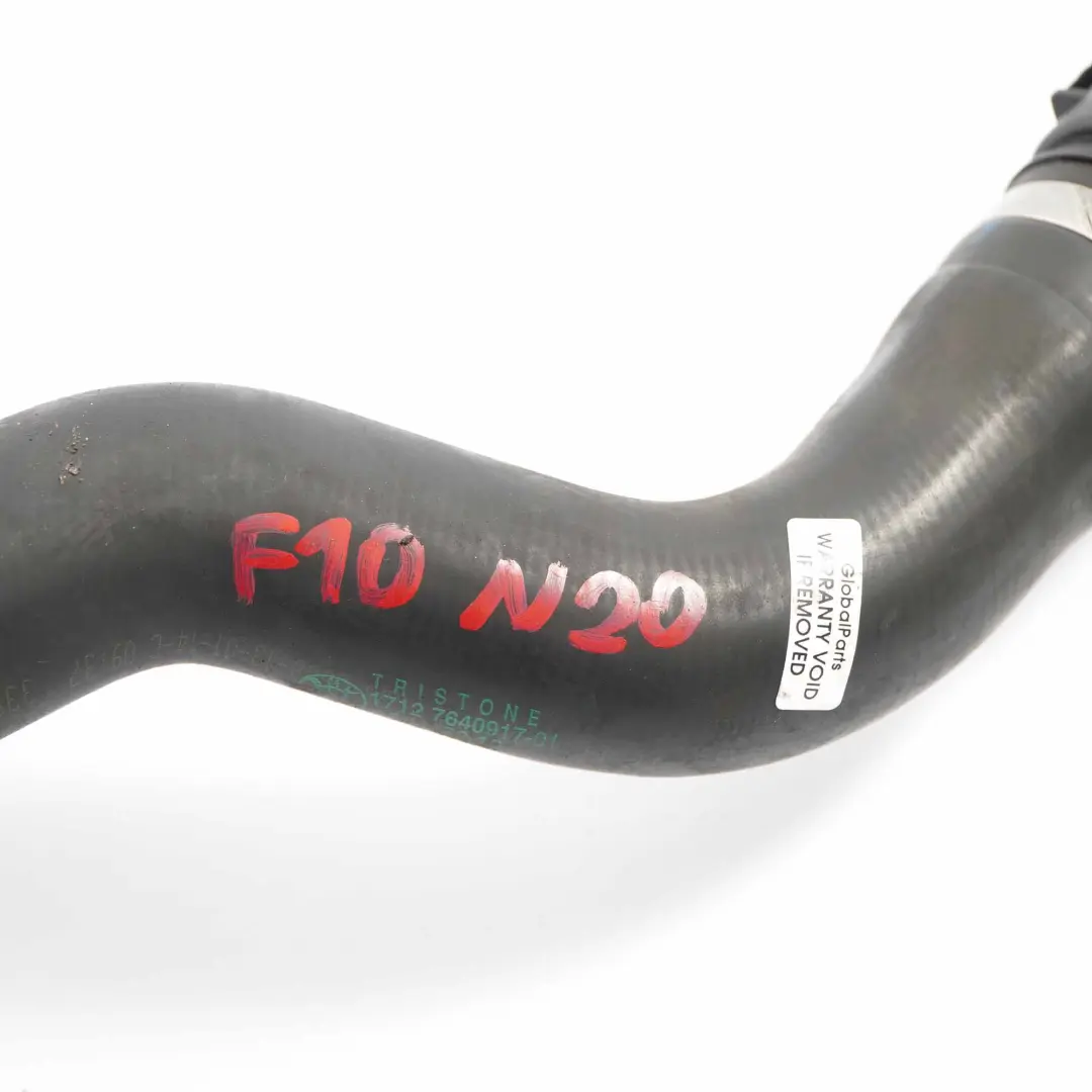 N20 520i 528i Tubo de Refrigeración Manguera Radiador para BMW F10 F11 con número de pieza 7640917 BMW F10 F11 N20 520i 528i Tubo de Refrigeración Manguera Radiador - SKU 7640917 - Número de pieza 7640917