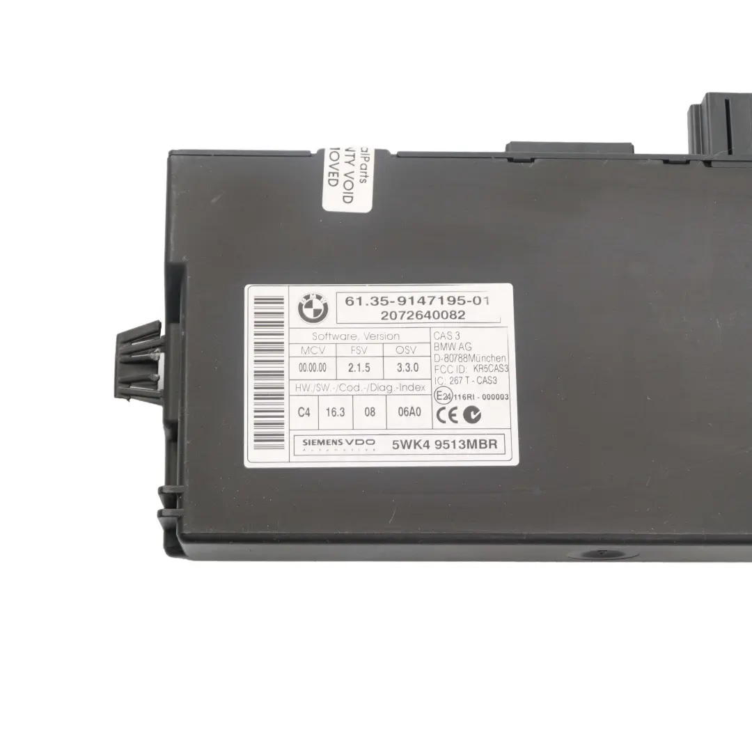 Mini Cooper S R55 R56 N14 1.6 174HP ECU Kit DME CAS3 Key Manual - SKU 7641003-1 - Part number 7641003