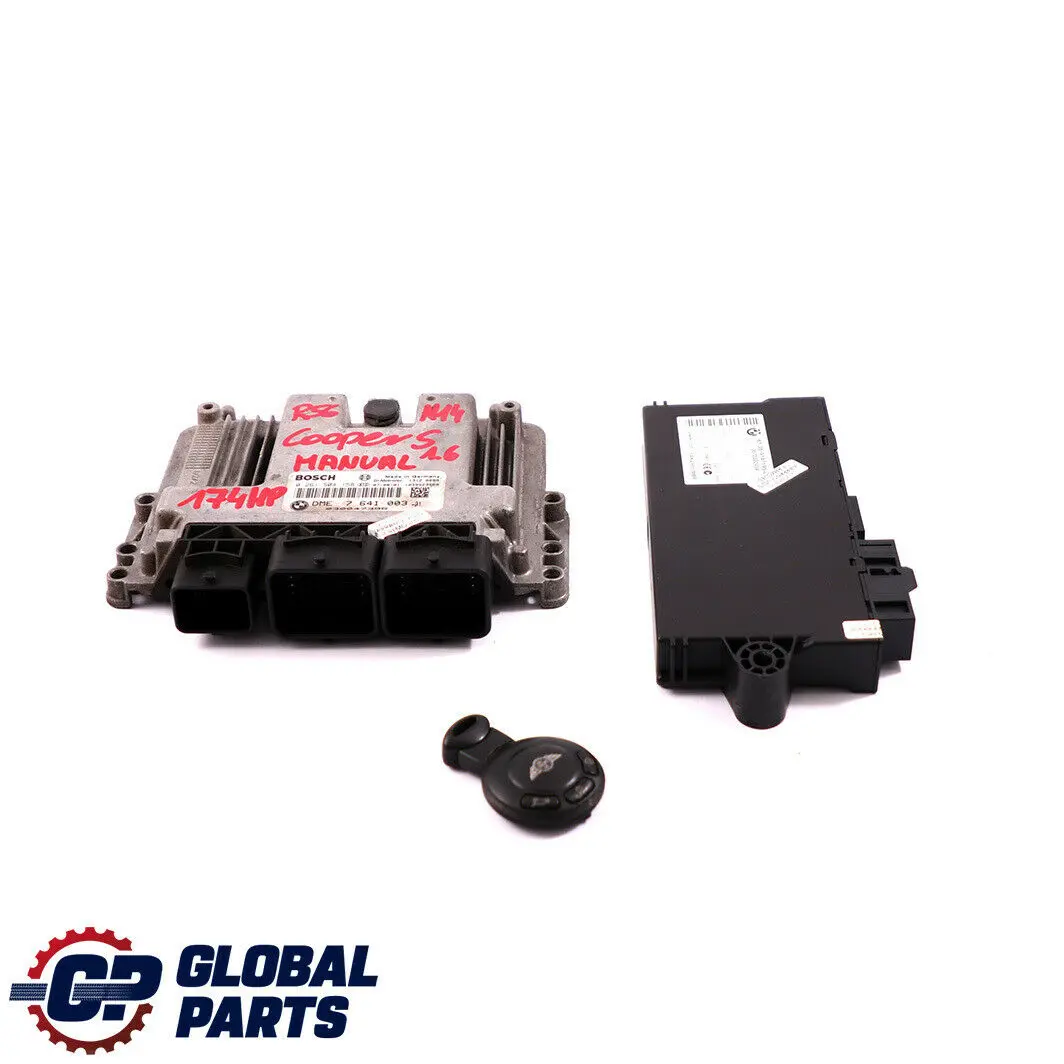 174HP ECU Kit DME CAS3 + Key Manual Mini Cooper S R55 R56 R57 N14 1.6 - SKU 7641003 - Part number 7641003