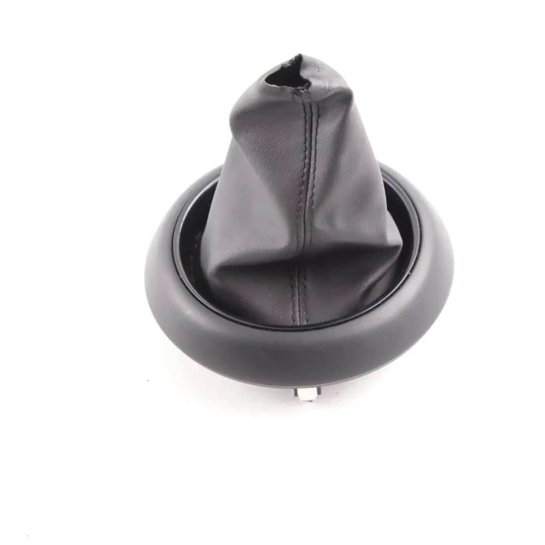 Shift Cover Mini Cooper F55 F56 F57 Selector Lever Leather 6-Speed to Gear with Part number 7641999 Gear Shift Cover Mini Cooper F55 F56 F57 Selector Lever Leather 6-Speed - SKU 7641999-4 - Part number 7641999