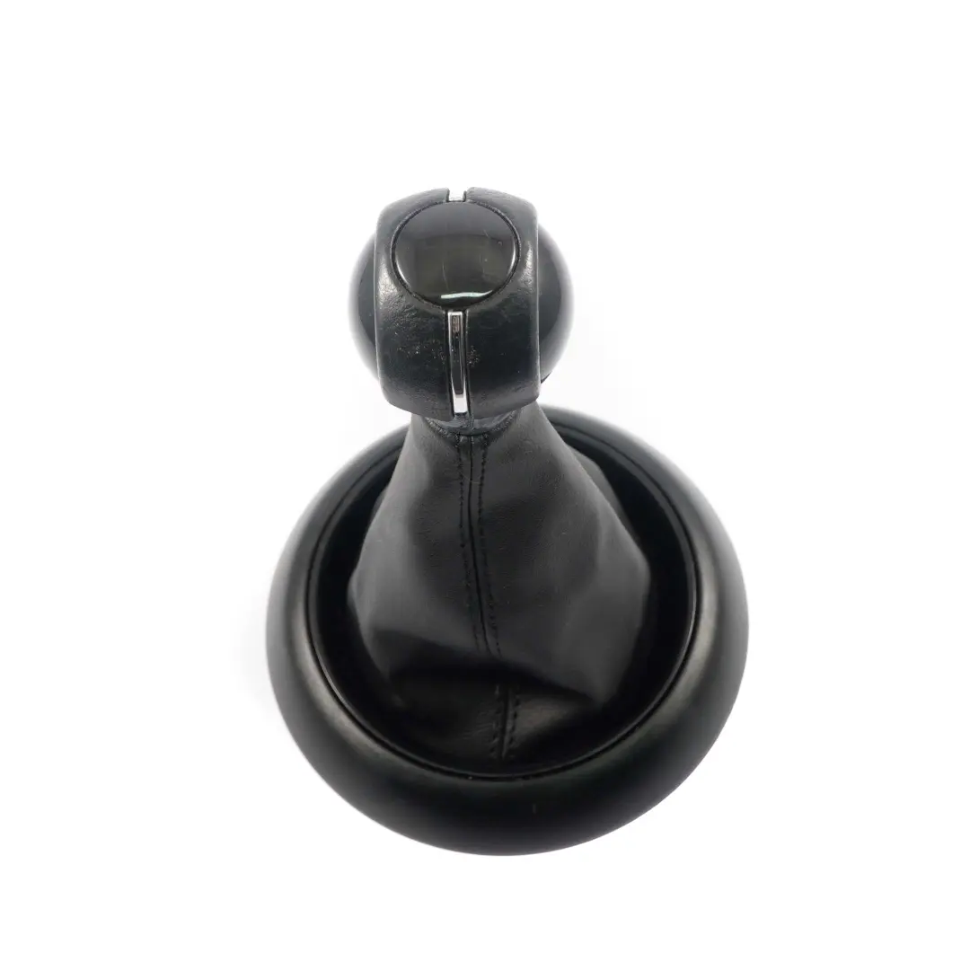 Palanca cambio cuero 6 velocidades para Mini Cooper F55 F56 F57 F60 con número de pieza 7641999 Mini Cooper F55 F56 F57 F60 Palanca cambio cuero 6 velocidades - SKU 7641999 - Número de pieza 7641999