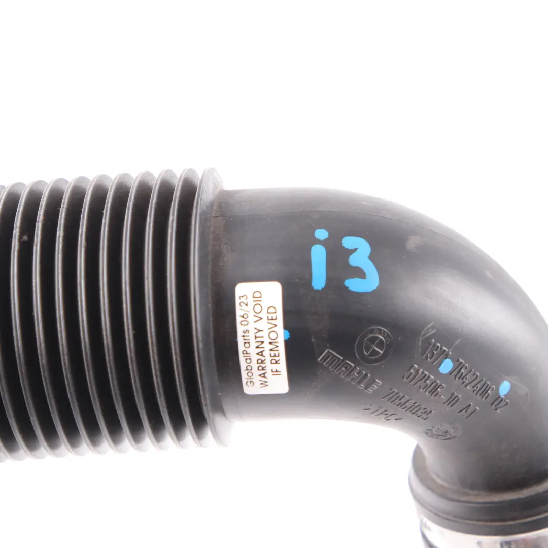 Intake Hose BMW i3 I01 Air Duct Tube Silencer REx Hybrid to Air with Part number 7642406 Air Intake Hose BMW i3 I01 Air Duct Tube Silencer REx Hybrid - SKU 7642406 - Part number 7642406