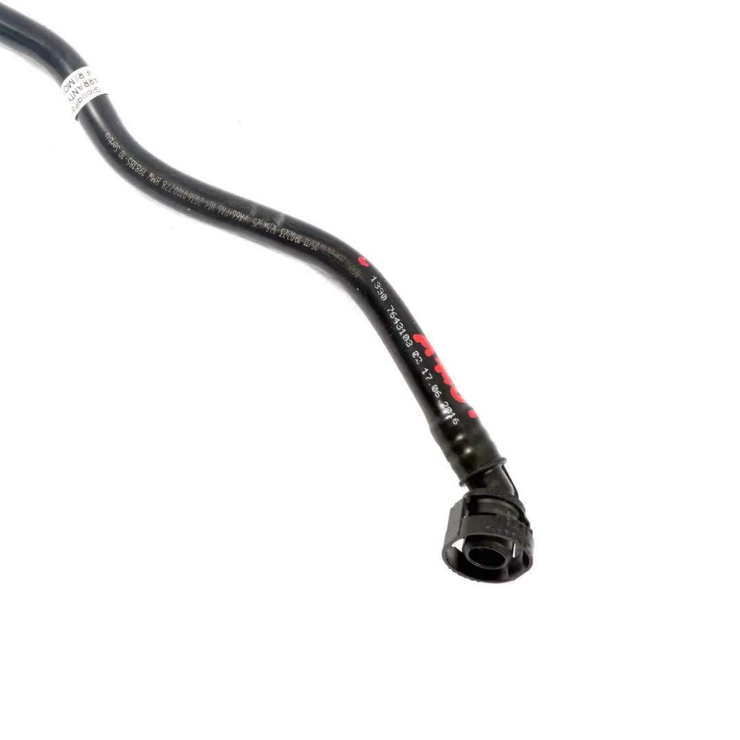 BMW F20 F21 F30 LCI M140i 340i Tuyau d'aeration reservoir de carburant - SKU 7643103 - Numéro de pièce 7643103