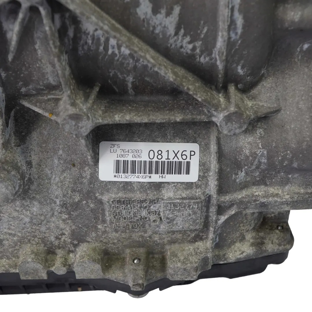 330dX N57N Caja de Cambios Automatica GA8HP70X GARANTIA para BMW F25 F30 F31 con número de pieza 7643203 BMW F25 F30 F31 330dX N57N Caja de Cambios Automatica GA8HP70X GARANTIA - SKU 7643203 - Número de pieza 7643203