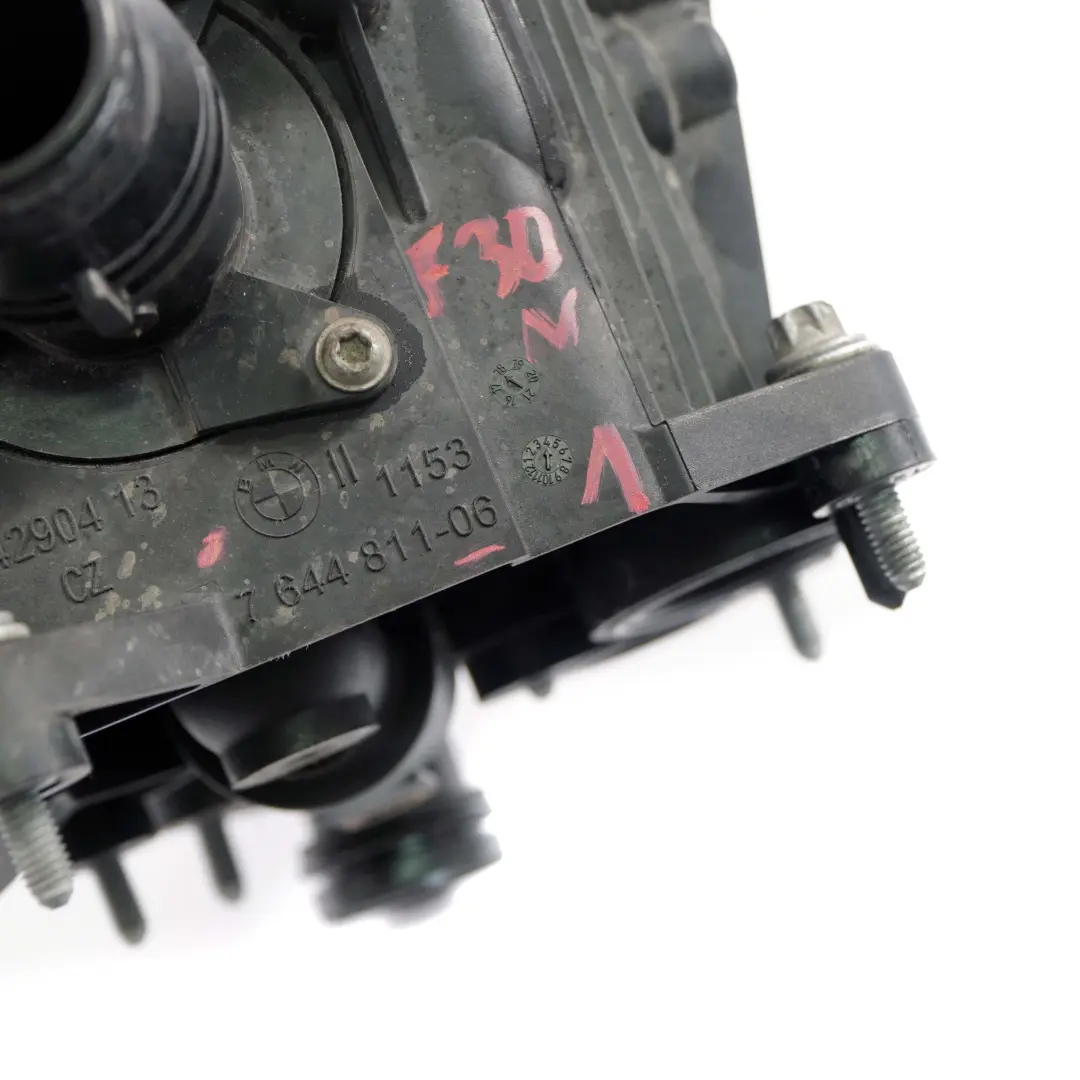 Thermostat Water Pump BMW F20 F21 F30 F31 LCI B38 B48 Petrol Engine to with Part number 7644811 Thermostat Water Pump BMW F20 F21 F30 F31 LCI B38 B48 Petrol Engine - SKU 7644811-1 - Part number 7644811