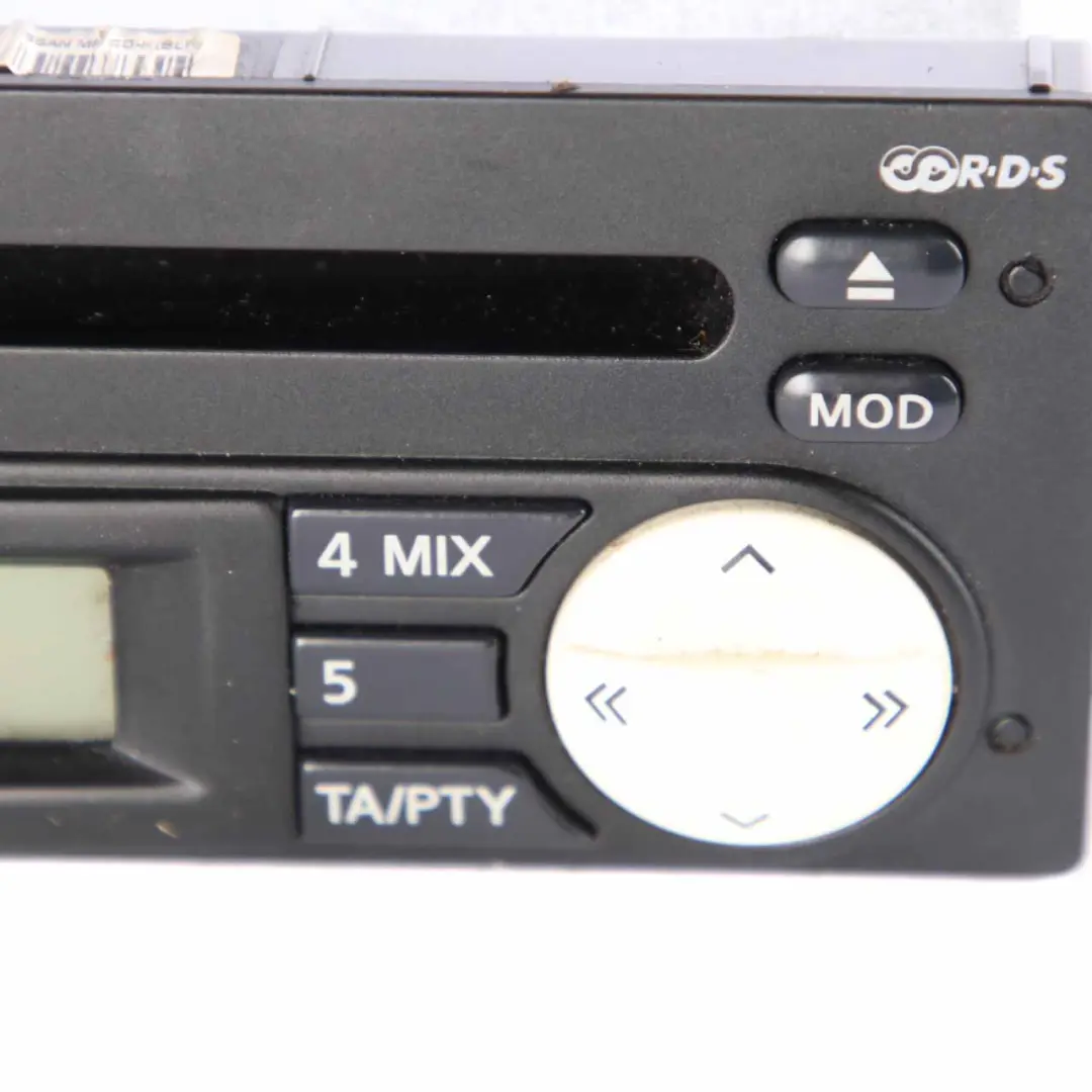  Radio Head Unit Nissan Micra K12 CD Player RDS Control Unit NO CODE - SKU 7645384318 - Part number 7645384318