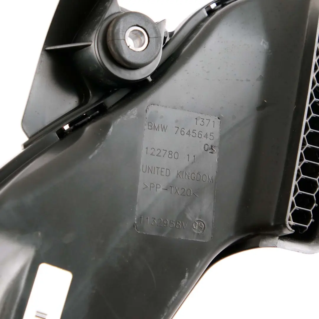 Mini Cooper One F55 F56 F57 F60 Panneau Conduit Admission Air Évent - SKU 7645645 - Numéro de pièce 7645645