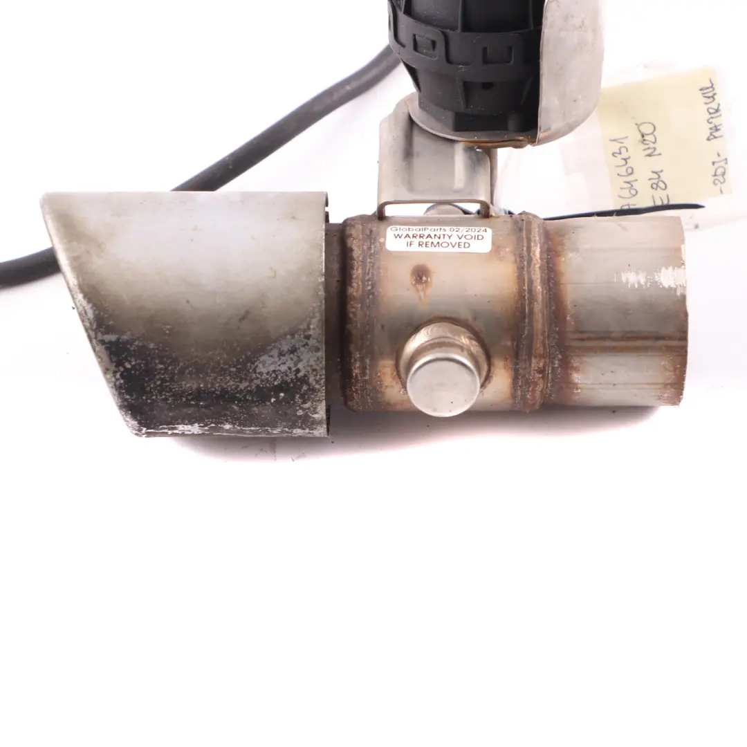 Exhaust Tip BMW E84 N20 Rear Tailpipe Tip With Active Flap Actuator to with Part number 7646431 Exhaust Tip BMW E84 N20 Rear Tailpipe Tip With Active Flap Actuator - SKU 7646431 - Part number 7646431