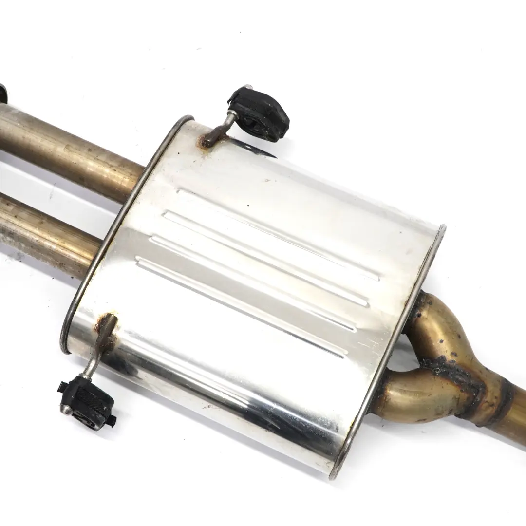 Exhaust Rear Silencer Back Box Muffler John Cooper Works Tips to Mini R56 Cooper S with Part number 7646675 Mini R56 Cooper S Exhaust Rear Silencer Back Box Muffler John Cooper Works Tips - SKU 7646675 - Part number 7646675