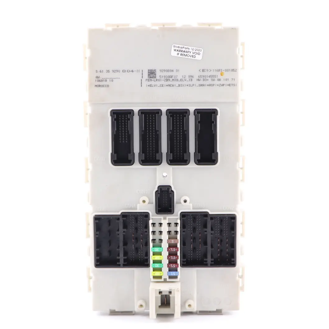 BMW F30 328i N20 245HP Engine Control Unit Module ECU Kit DME FEM Key - SKU 7646763-1 - Part number 7646763