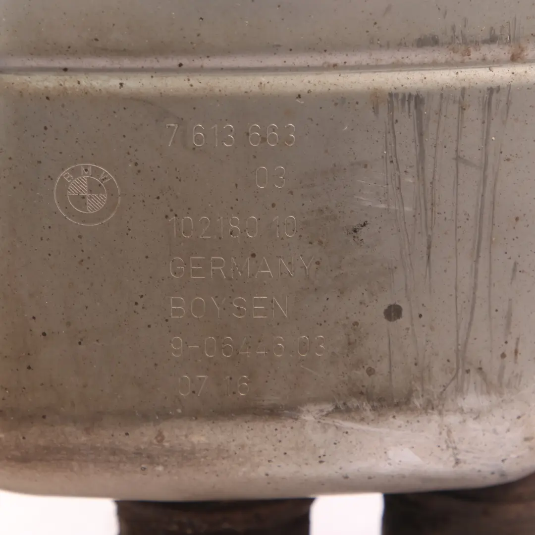 Muffler Silencer BMW Z4 E89 Exhaust Back Box Double Twin Pipe 7613663 to with Part number 7647052 Muffler Silencer BMW Z4 E89 Exhaust Back Box Double Twin Pipe 7613663 - SKU 7647052 - Part number 7647052