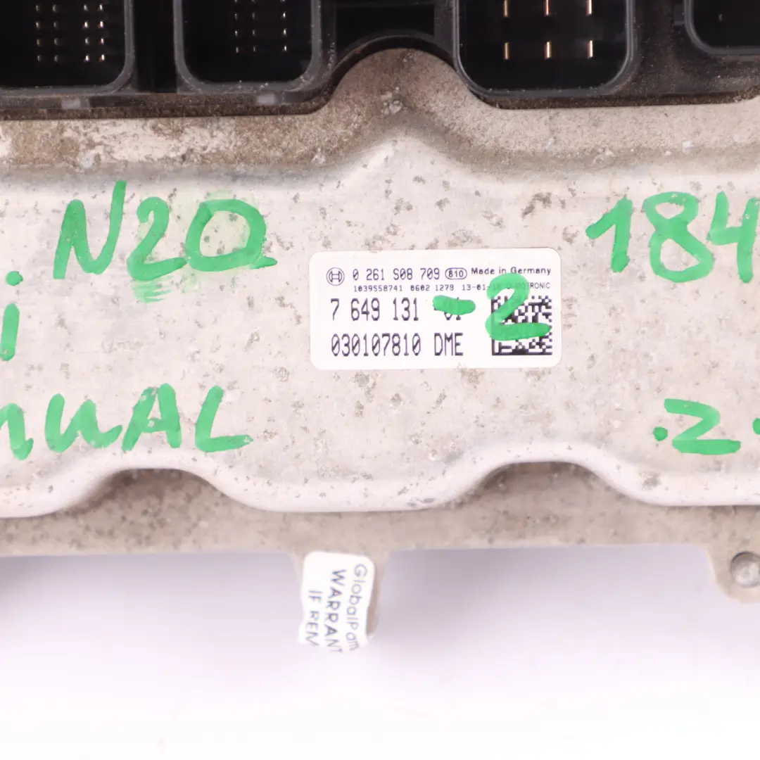BMW F30 F31 320i N20 184HP ECU Control Unit Kit DME Key FEM Manual - SKU 7649131-2 - Part number 7649131