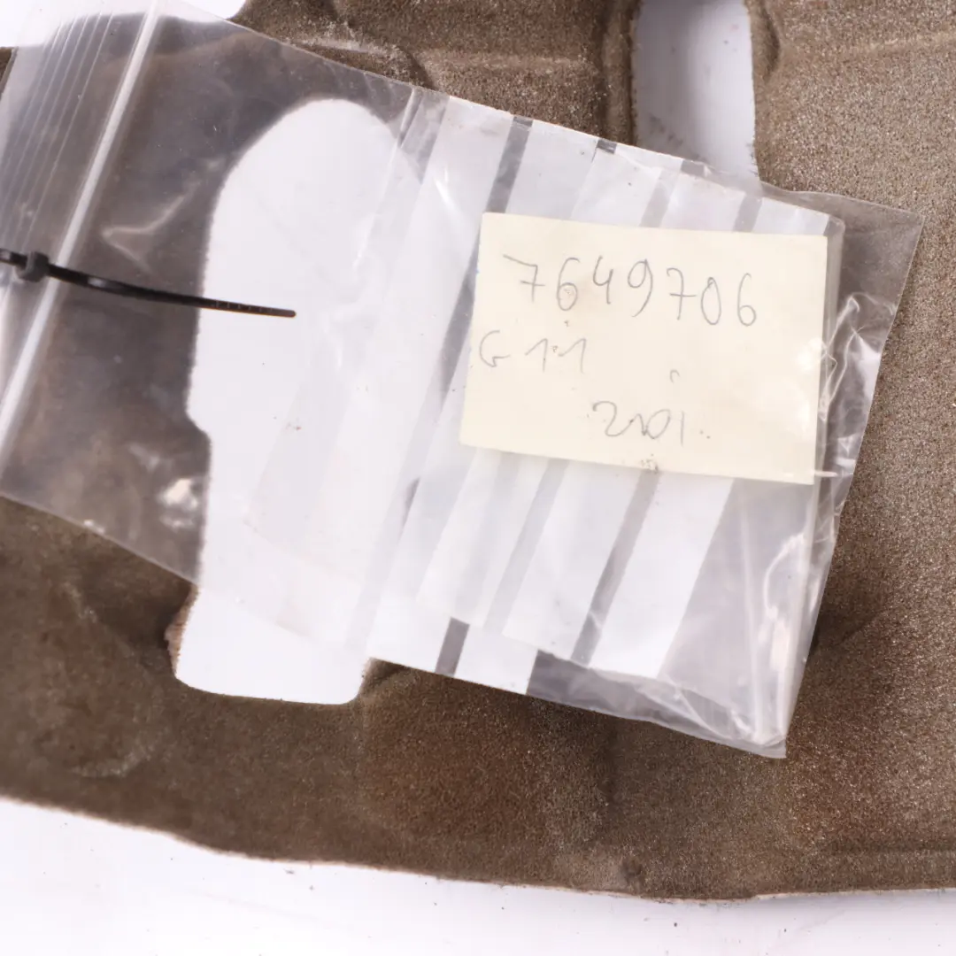 Acoustic Capsule Gearbox Sound Insulation Left Right N/O/S Cover to BMW G11 with Part number 7649706 BMW G11 Acoustic Capsule Gearbox Sound Insulation Left Right N/O/S Cover - SKU 7649706 - Part number 7649706