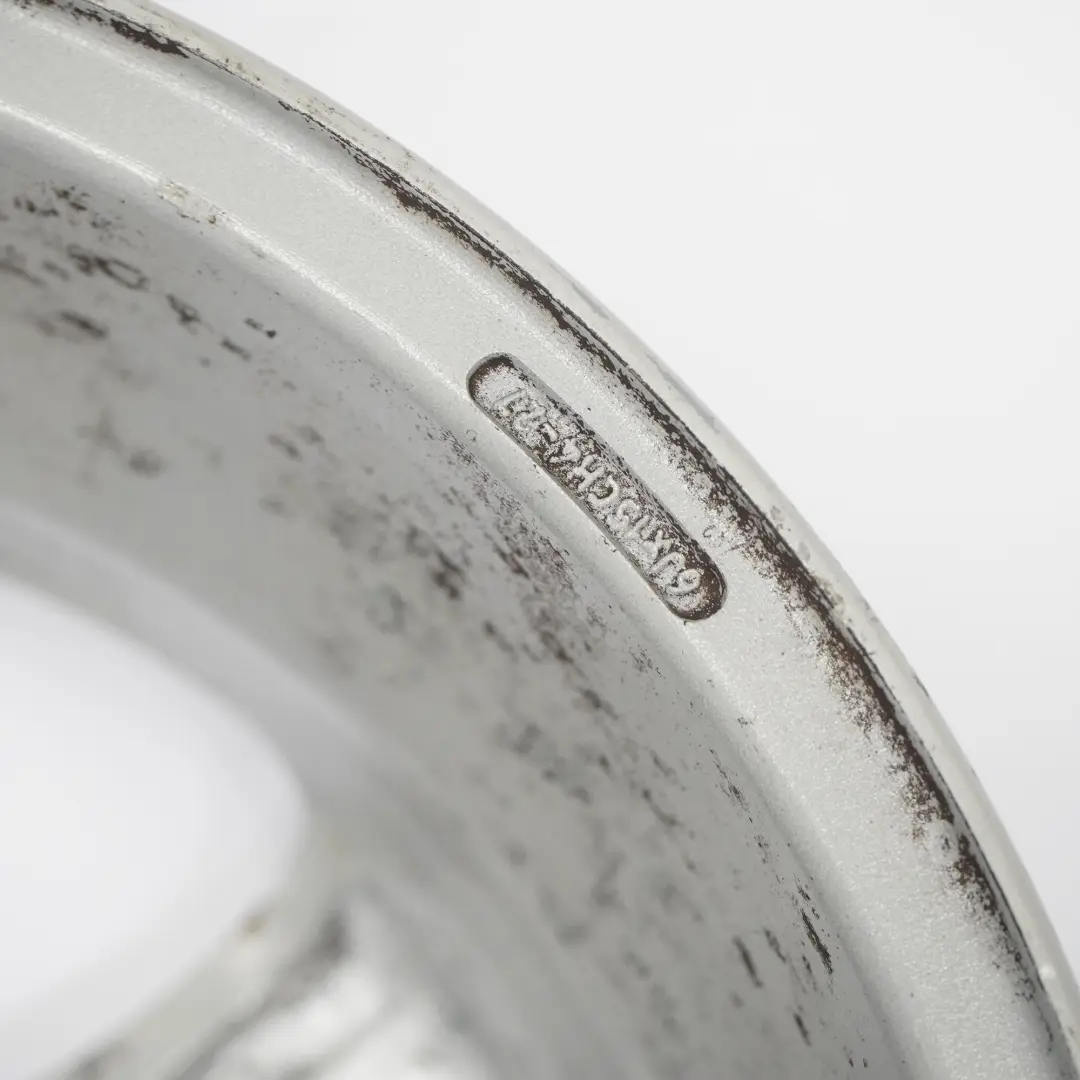 Cerchio in lega argento 15" 6J ET:27 per Peugeot con numero di parte 7650-B Peugeot Cerchio in lega argento 15" 6J ET:27 - SKU 7650-B-1 - Numero di parte 7650-B