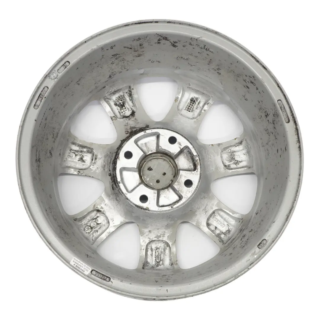 Peugeot Srebrna Felga Aluminiowa 15" 6J ET:27 - SKU 7650-B-1 - Numer Części 7650-B
