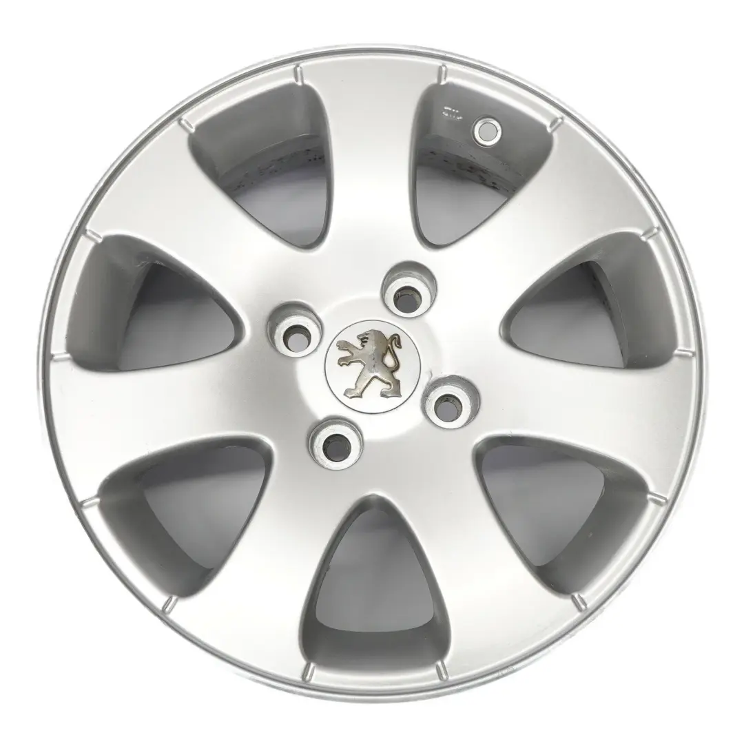 Peugeot Cerchio in lega argento 15" 6J ET:27 - SKU 7650-H-1 - Numero di parte 7650-H