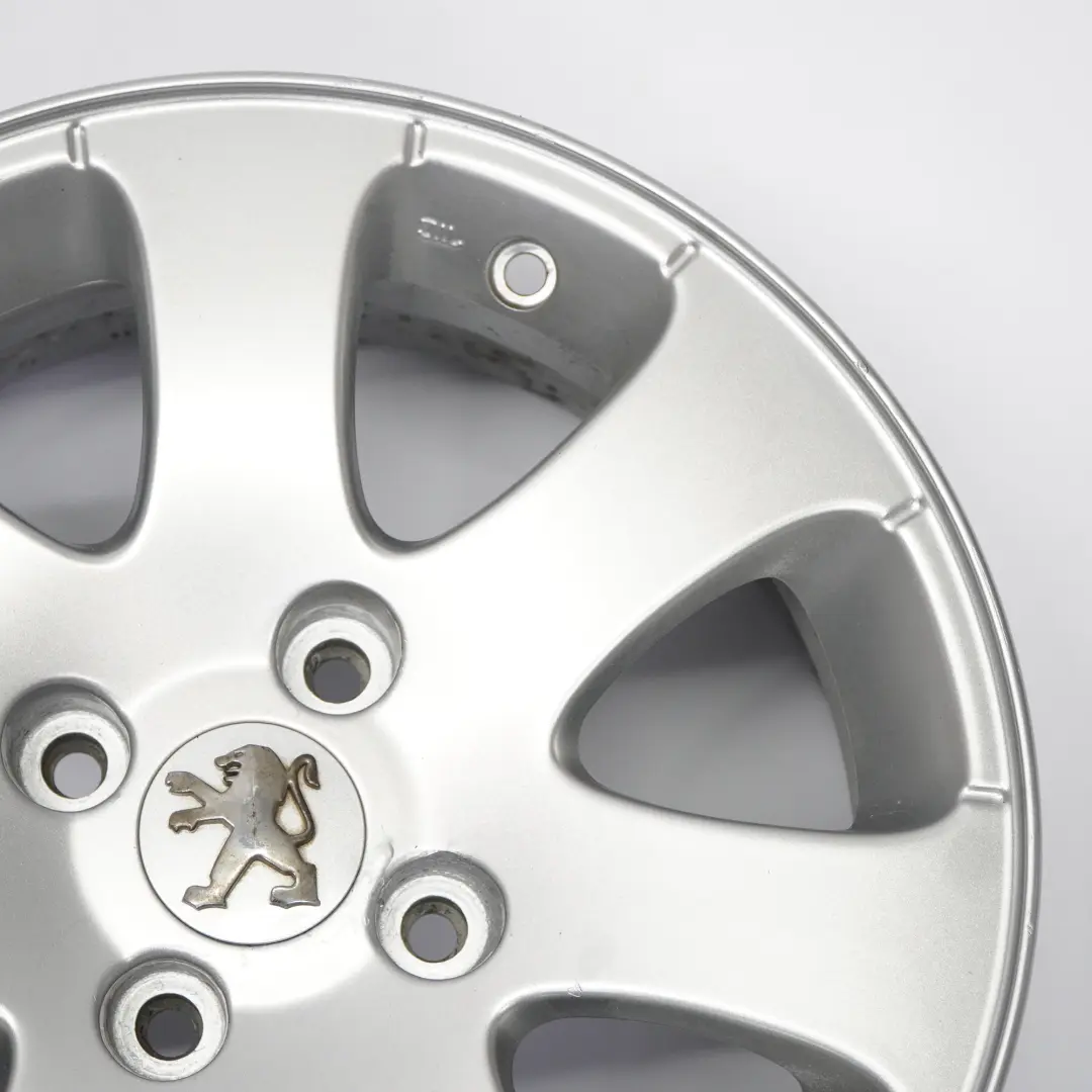 Silber Leicht metall felge 15" 6J ET:27 für Peugeot mit Teilenummer 7650-H Peugeot Silber Leicht metall felge 15" 6J ET:27 - SKU 7650-H-1 - Teilenummer 7650-H
